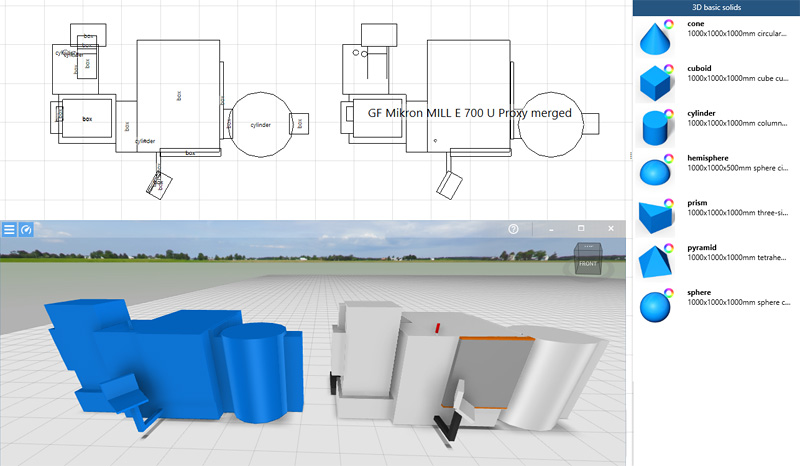 model catalog 3D basic solids example 3D equipment