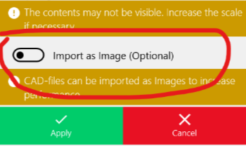 Import as Image