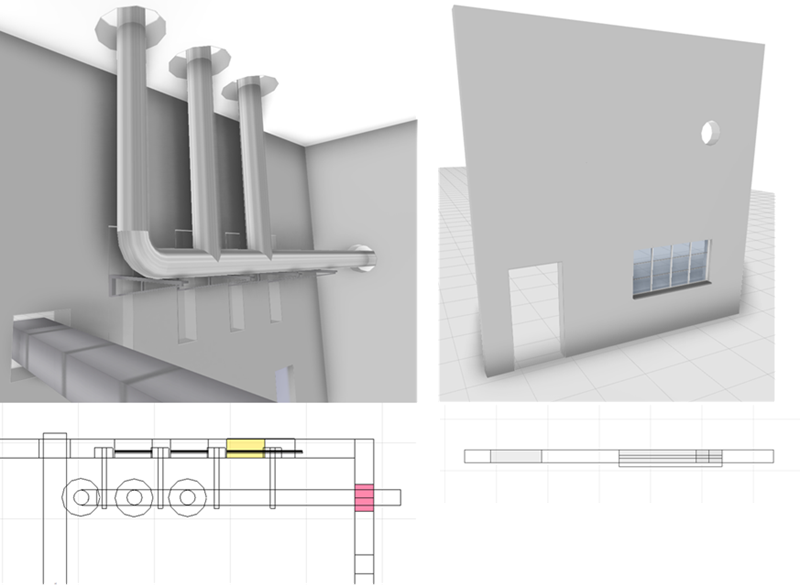 Use cases for wall an ceiling openings