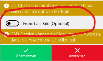 Import als Bild